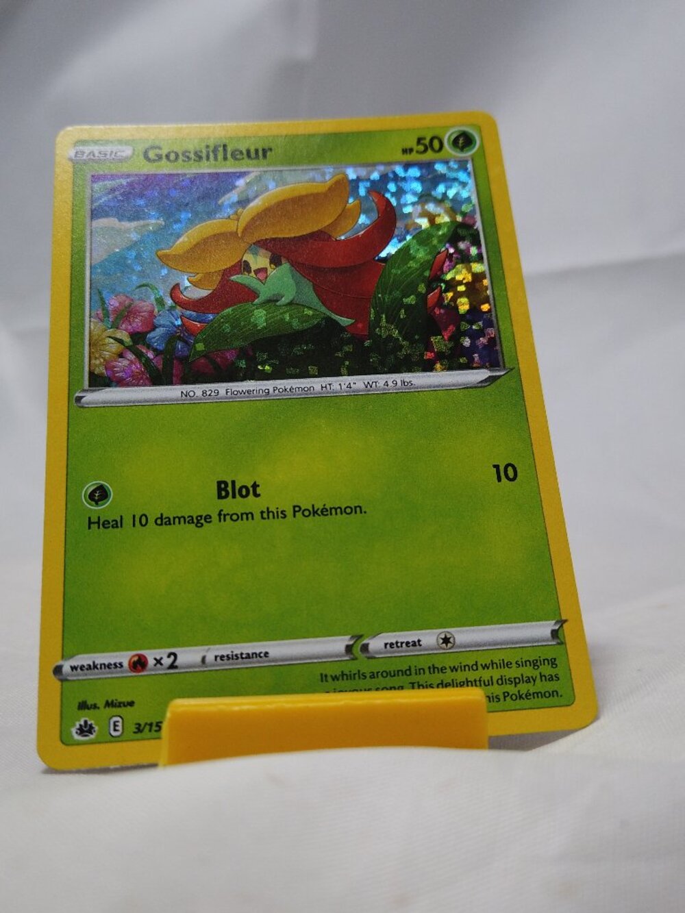 Pokemon Gossifleur 3/15 McDonald's Collection 2022 Holo None MP